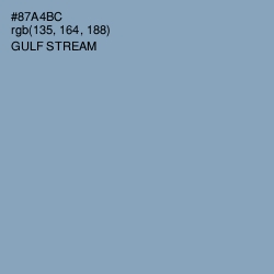 #87A4BC - Gulf Stream Color Image